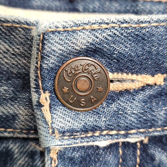 Vintage 1980's Coca Cola Denim Jeans, size 28 - Picture 3 of 7